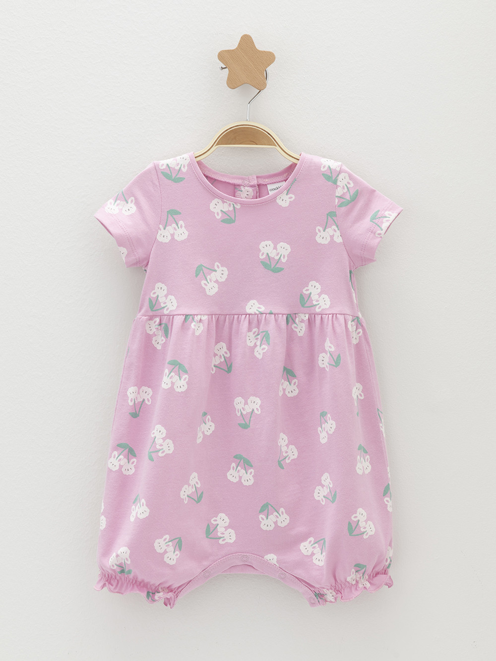 Боди для новорожденных, артикул: К 6495, цвет: светло-розовый