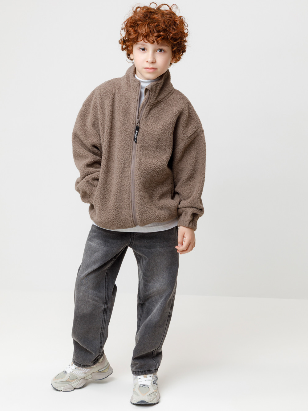 Куртка, артикул: ФЛ 34028/2 ГР, цвет: коричневый