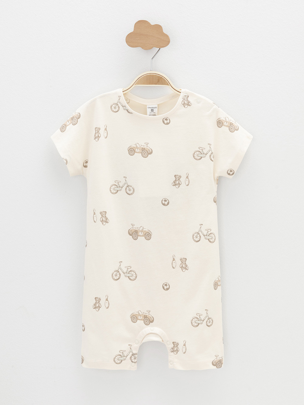 Боди для новорожденных, артикул: К 6294, цвет: сахар