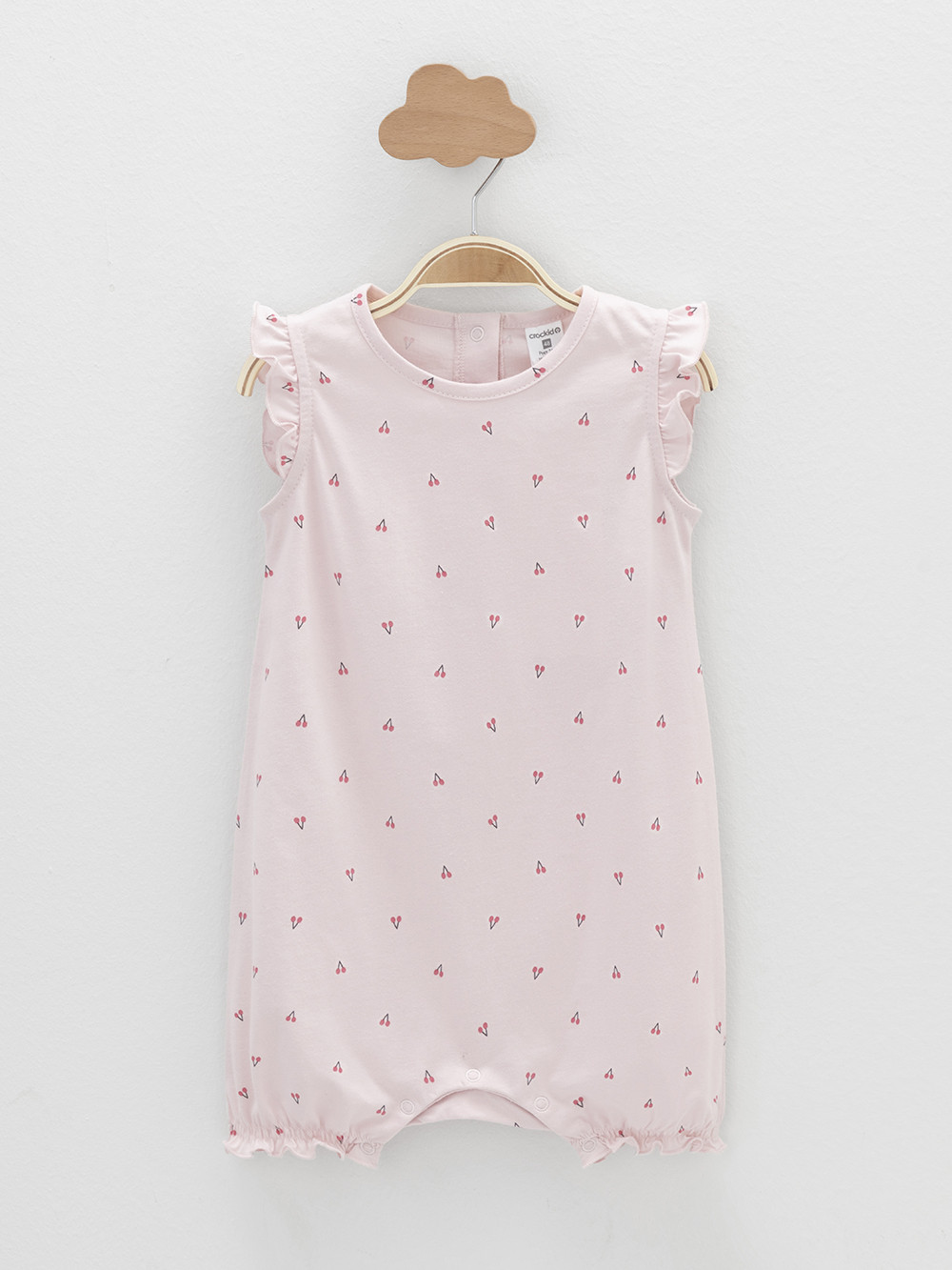 Боди для новорожденных, артикул: К 6176, цвет: светло-розовый