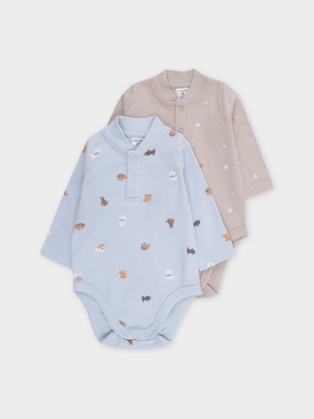 Боди для новорожденных, артикул: К 6542-2уп, цвет: светло-серый5