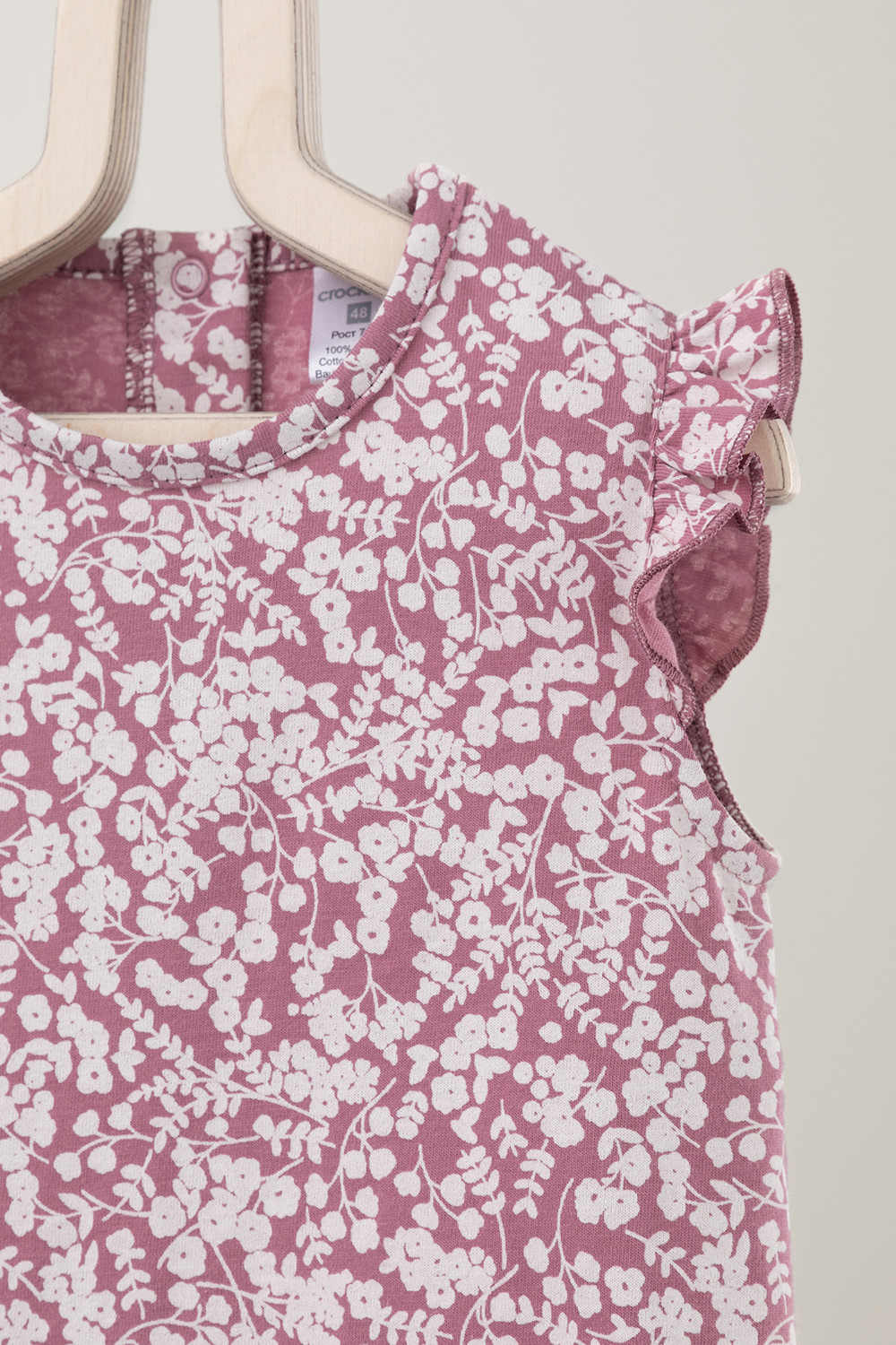 Боди для новорожденных, артикул: К 6176, цвет: розовый, фото 2