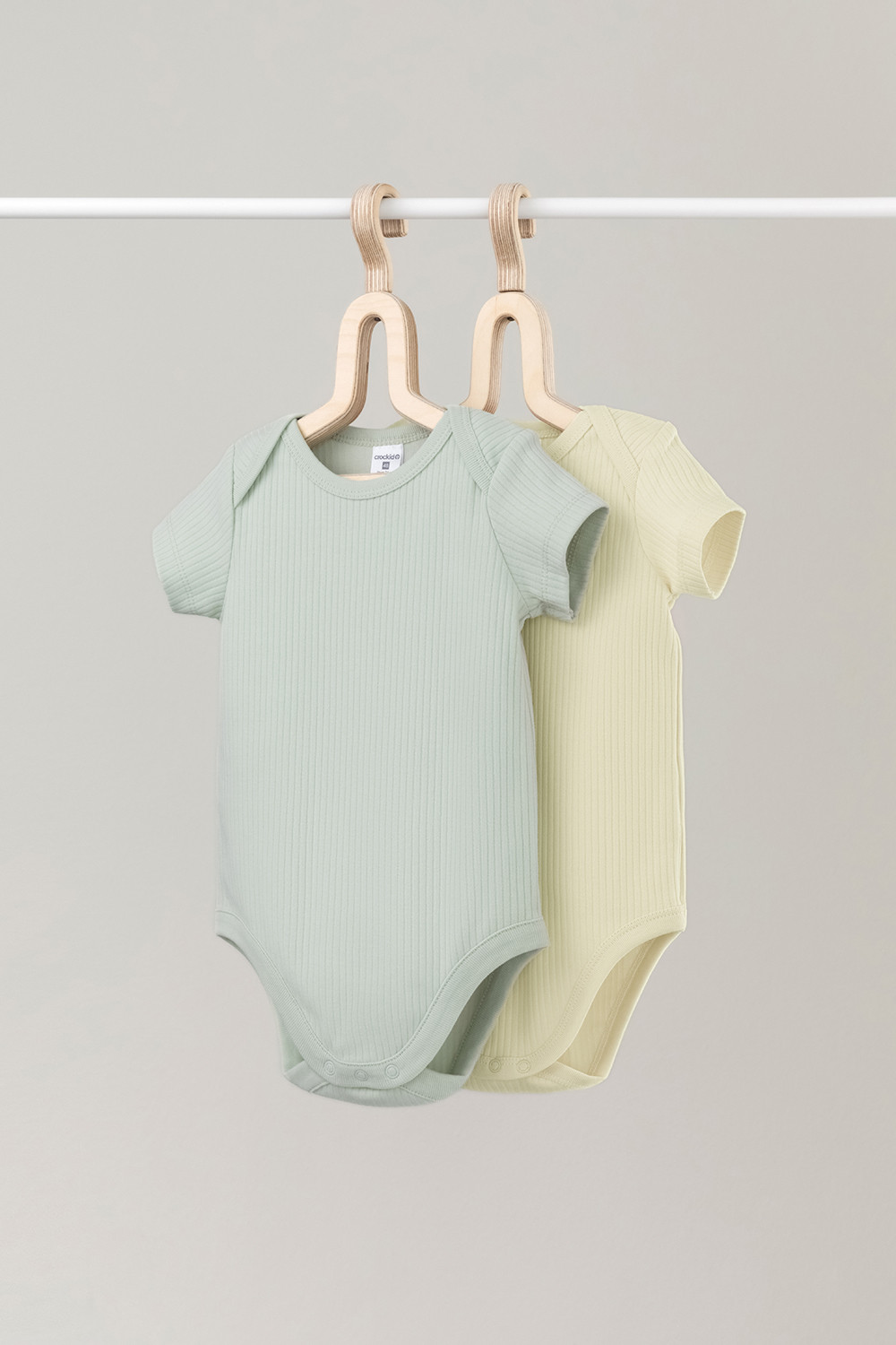 Боди для новорожденных, артикул: К 6525-2уп, цвет: зеленый, фото 2