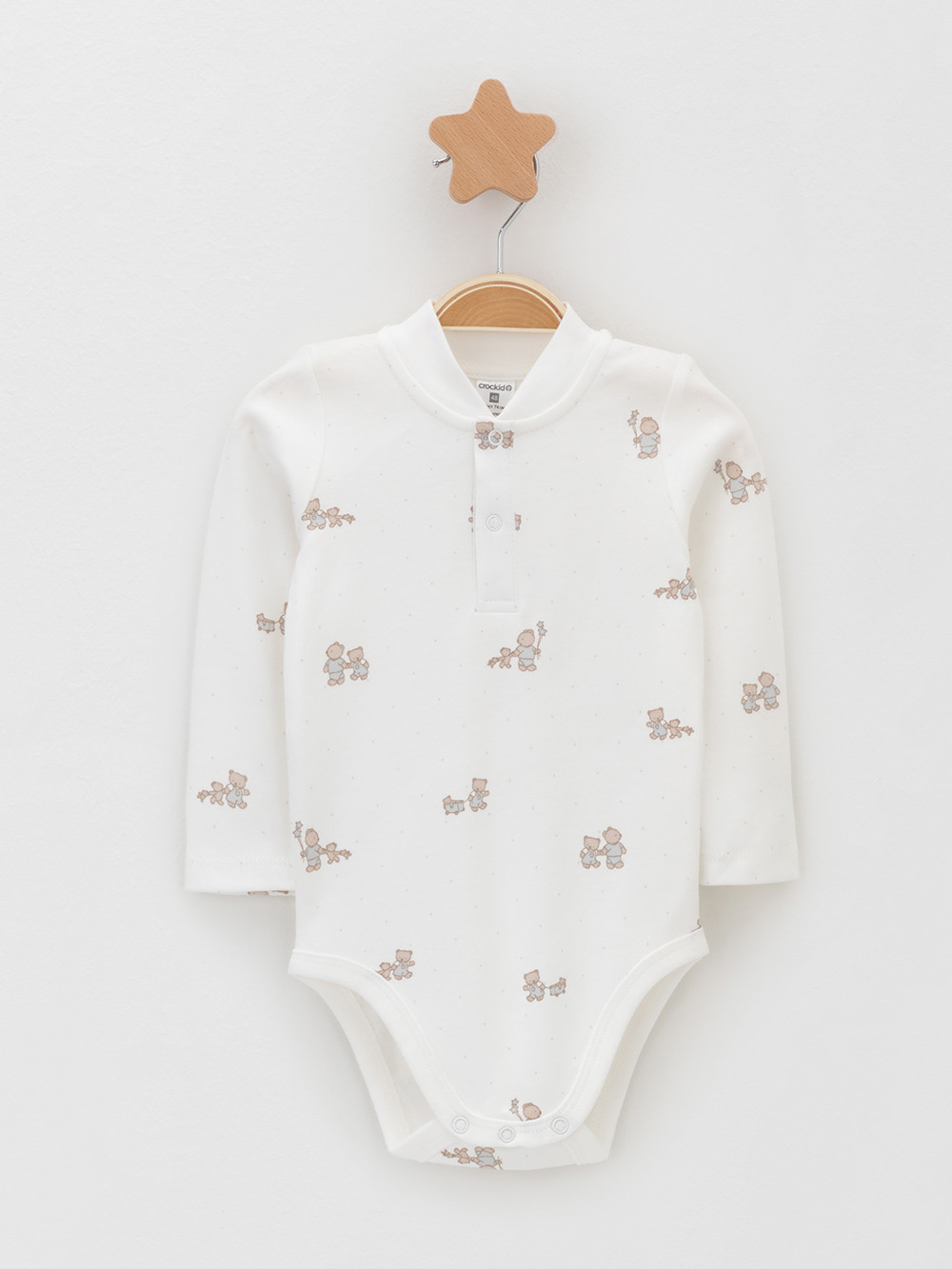 Боди для новорожденных, артикул: К 6542-2уп, цвет: светло-серый5, фото 3