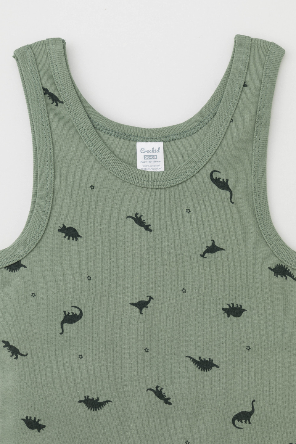 Майки для мальчика, артикул: К 1182-2уп, цвет: зеленый, фото 3