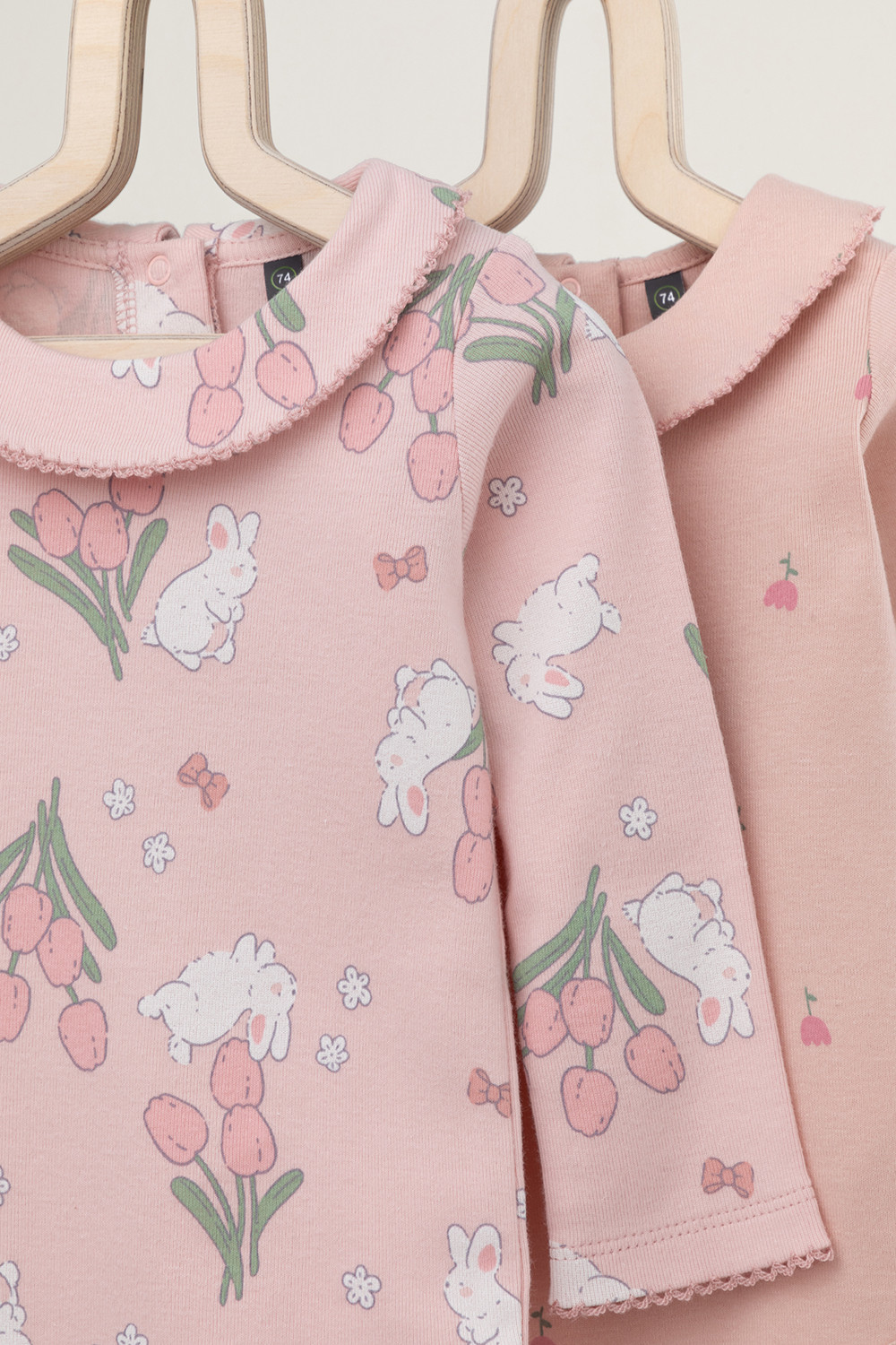 Боди для новорожденных, артикул: К 6539-2уп, цвет: розовый, фото 3