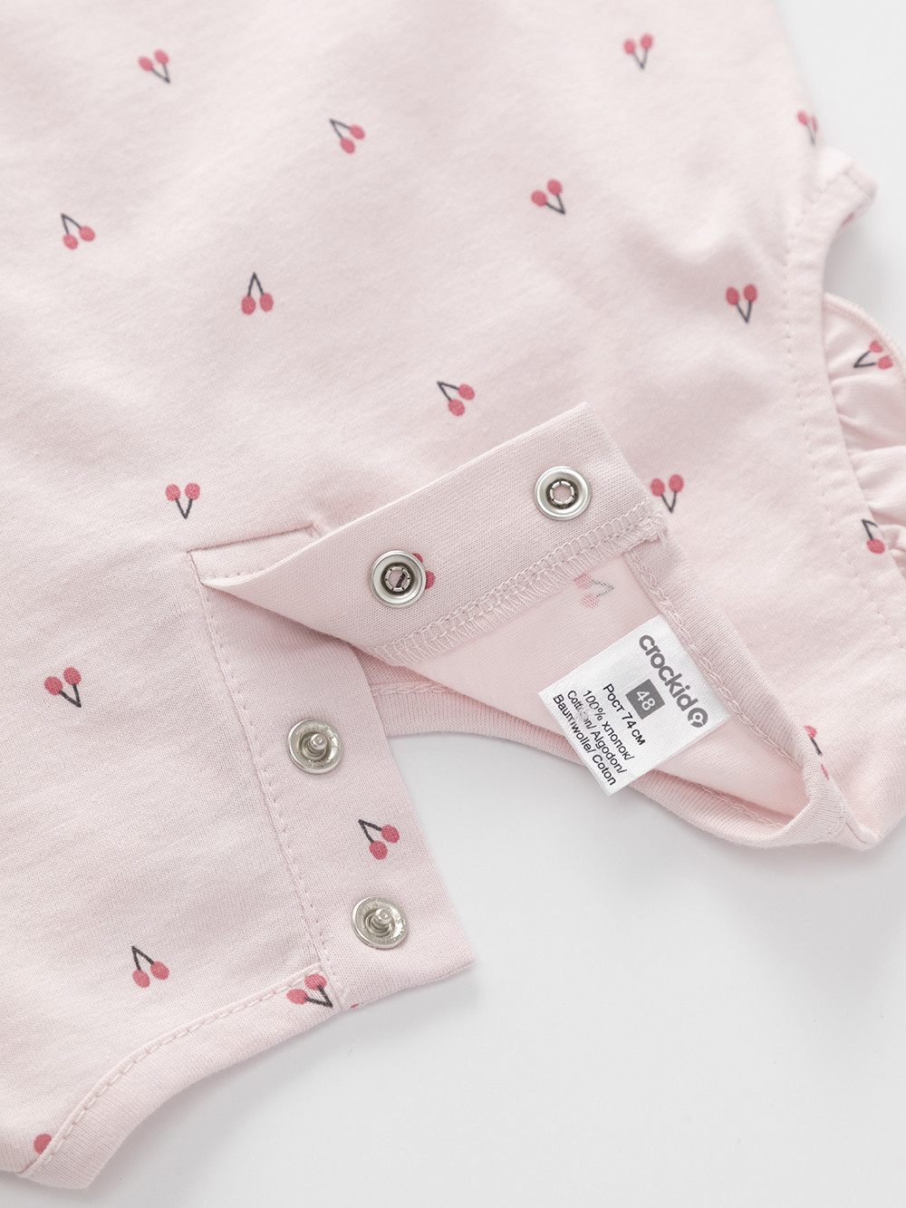 Боди для новорожденных, артикул: К 6176, цвет: светло-розовый, фото 3