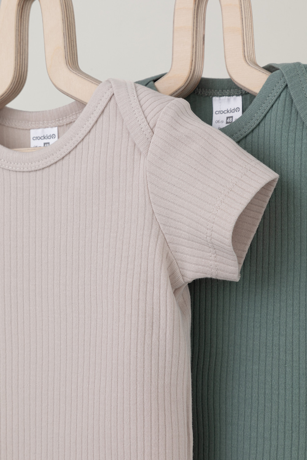 Боди для новорожденных, артикул: К 6525-2уп, цвет: бежевый, фото 3