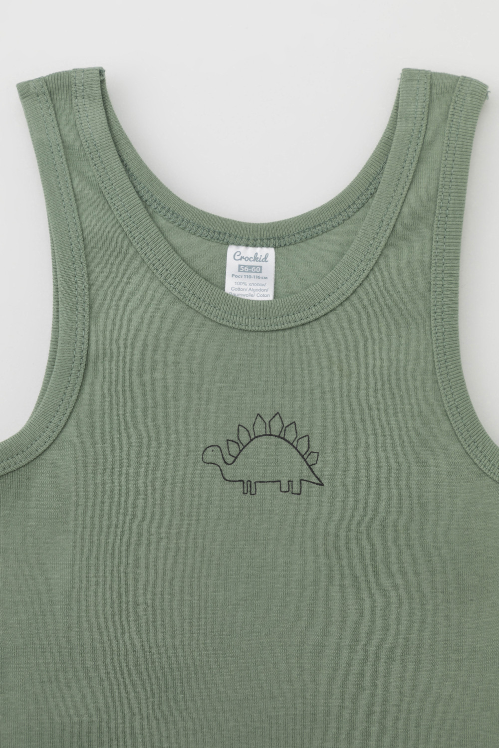 Майки для мальчика, артикул: К 1182-2уп, цвет: зеленый, фото 4