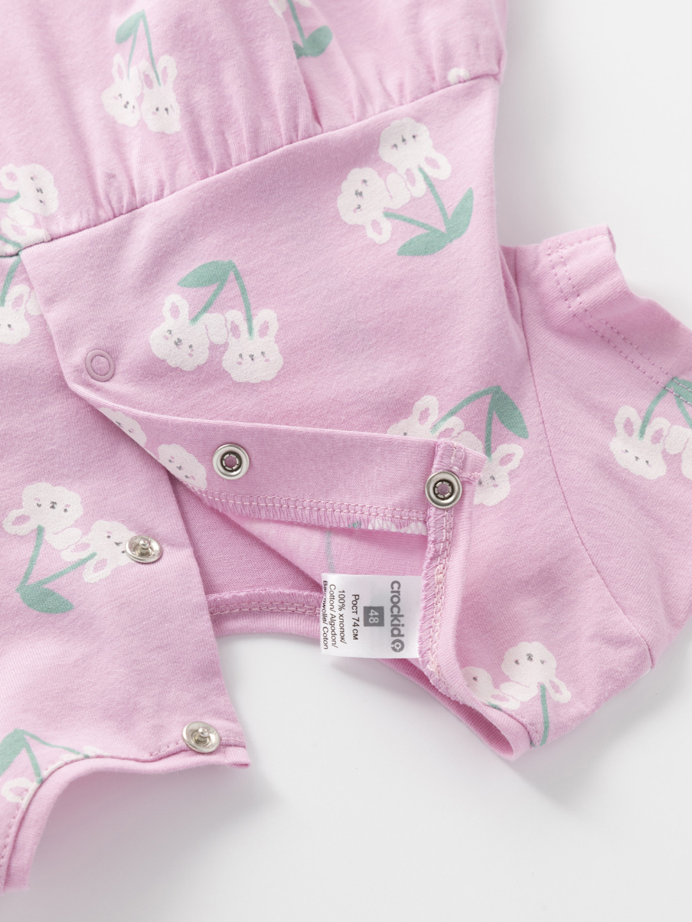 Боди для новорожденных, артикул: К 6495, цвет: светло-розовый, фото 4