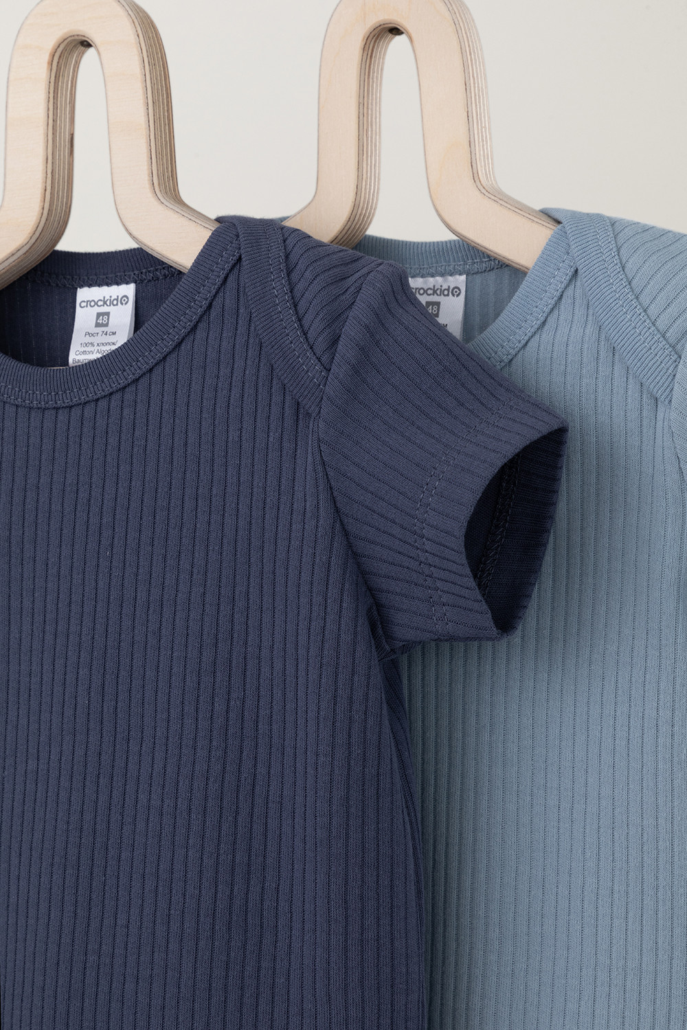 Боди для новорожденных, артикул: К 6525-2уп, цвет: синий, фото 4