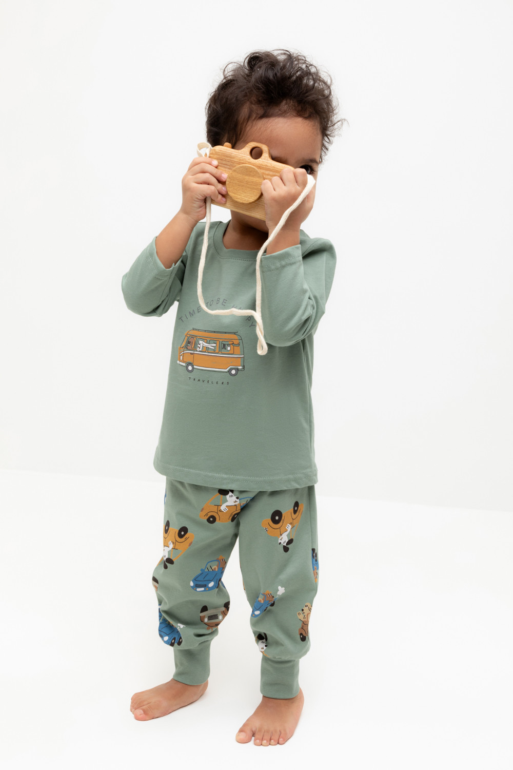 Пижама для мальчика, артикул: К 1606, цвет: зеленый, фото 5