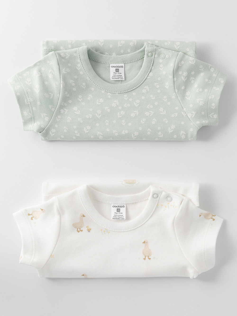 Боди для новорожденных, артикул: К 6239-2уп, цвет: зеленый, фото 7