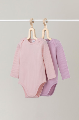 Боди для новорожденных, артикул: К 6526-2уп, цвет: розовый
