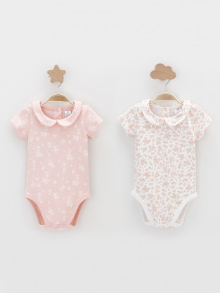 Боди для новорожденных, артикул: К 6540-2уп, цвет: розовый