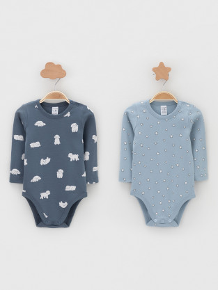 Боди для новорожденных, артикул: К 6087-2уп, цвет: синий