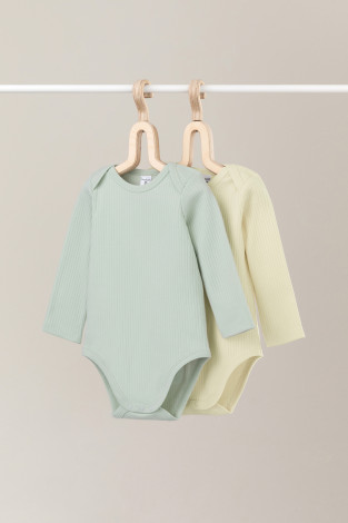 Боди для новорожденных, артикул: К 6526-2уп, цвет: зеленый