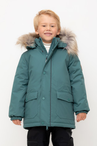 Пальто, плащи для мальчика, артикул: ВК 36096/5 УЗГ (104-122), цвет: зеленый