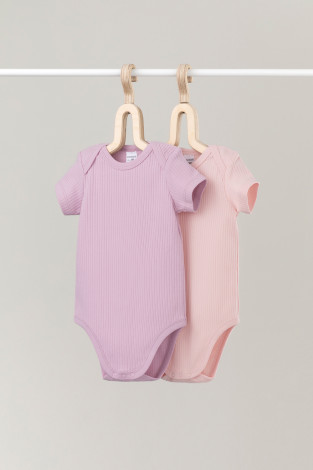 Боди для новорожденных, артикул: К 6525-2уп, цвет: розовый