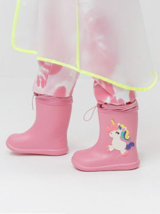 Сапоги для девочки, артикул: КО 40002, цвет: розовый