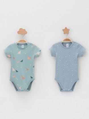 Боди для новорожденных, артикул: К 6073-2уп, цвет: голубой
