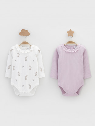 Боди для новорожденных, артикул: К 6554-2уп, цвет: розовый