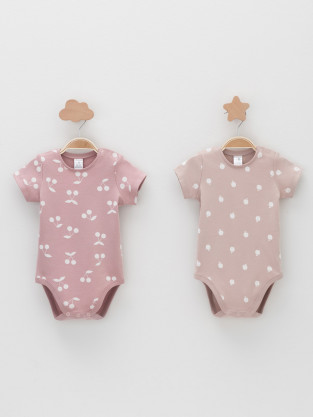 Боди для новорожденных, артикул: К 6073-2уп, цвет: розовый