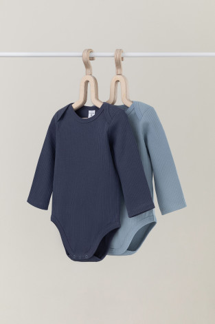 Боди для новорожденных, артикул: К 6526-2уп, цвет: синий