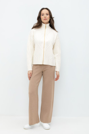 Брюки женские для мам, артикул: ЕВ 416/24ш, цвет: бежевый