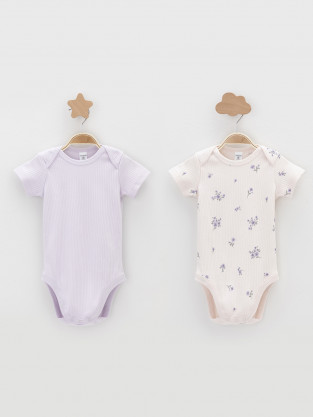 Боди для новорожденных, артикул: К 6525-2уп, цвет: фиолетовый