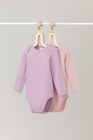 Боди для новорожденных, артикул: К 6526-2уп, цвет: розовый - 2 фото