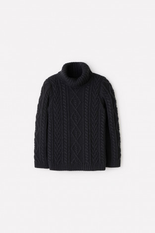 Джемпер для мальчика, артикул: КВ 30122/ш, цвет: темно-серый - 2 фото