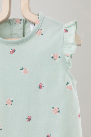 Боди для новорожденных, артикул: К 6176, цвет: голубой - 2 фото