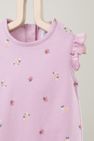 Боди для новорожденных, артикул: К 6176, цвет: розовый - 2 фото