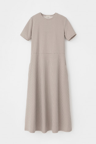 Платья женские для мам, артикул: ЕВТ 5044, цвет: светло-бежевый - 2 фото