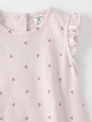 Боди для новорожденных, артикул: К 6176, цвет: светло-розовый - 2 фото