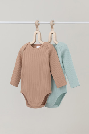 Боди для новорожденных, артикул: К 6526-2уп, цвет: голубой - 2 фото