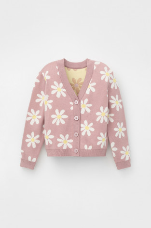 Жакет для девочки, артикул: КВ 30150, цвет: розовый - 2 фото