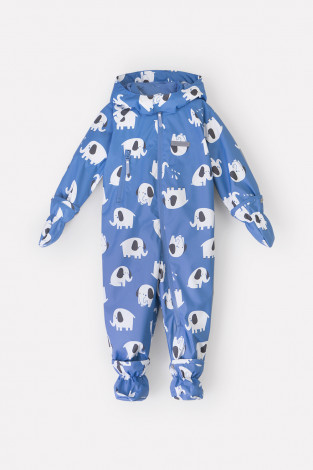 Комбинезоны утепленные для мальчика, артикул: ВК 60007/н/39 Ан, цвет: синий - 2 фото