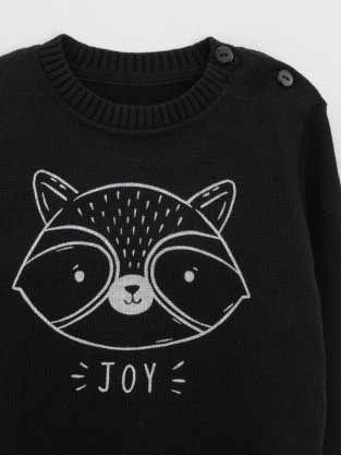 Джемпер для мальчика, артикул: КВ 30115/х, цвет: черный - 2 фото